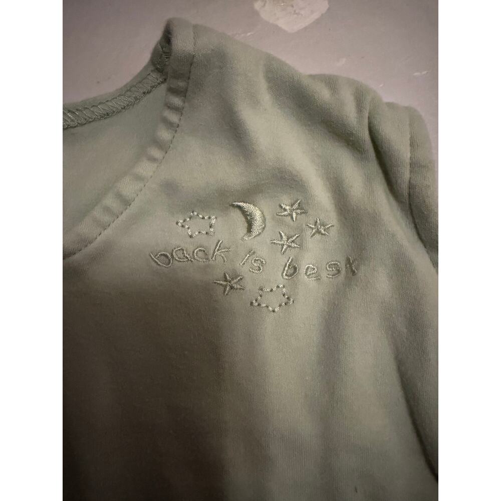Halo sleep sack light green sz M 6-12 months 16-24 lbs baby 2 way zip cozy - Picture 3 of 8